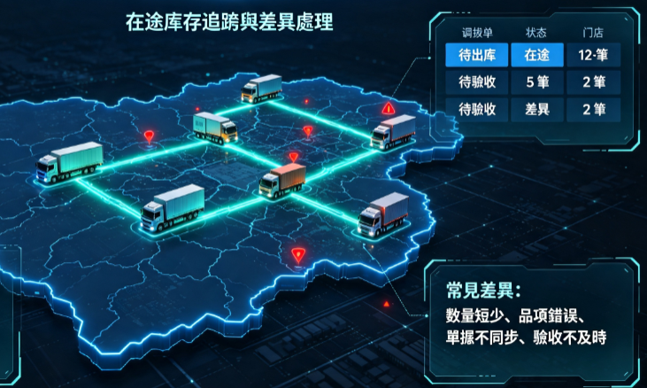 連鎖門市調撥單管理