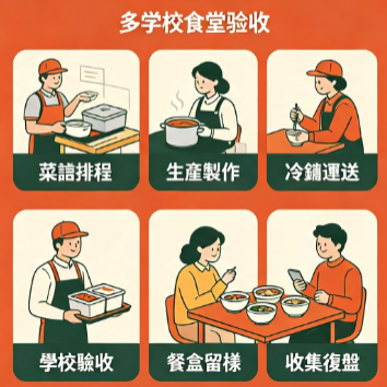 中央廚房多校供餐管理