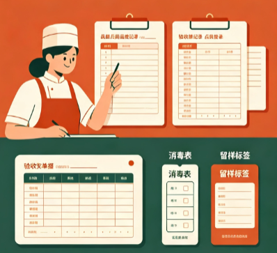 食安管理紀錄完整清單