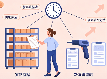 連鎖進銷存系統上線切換｜盤點時點與帳務切點的安排